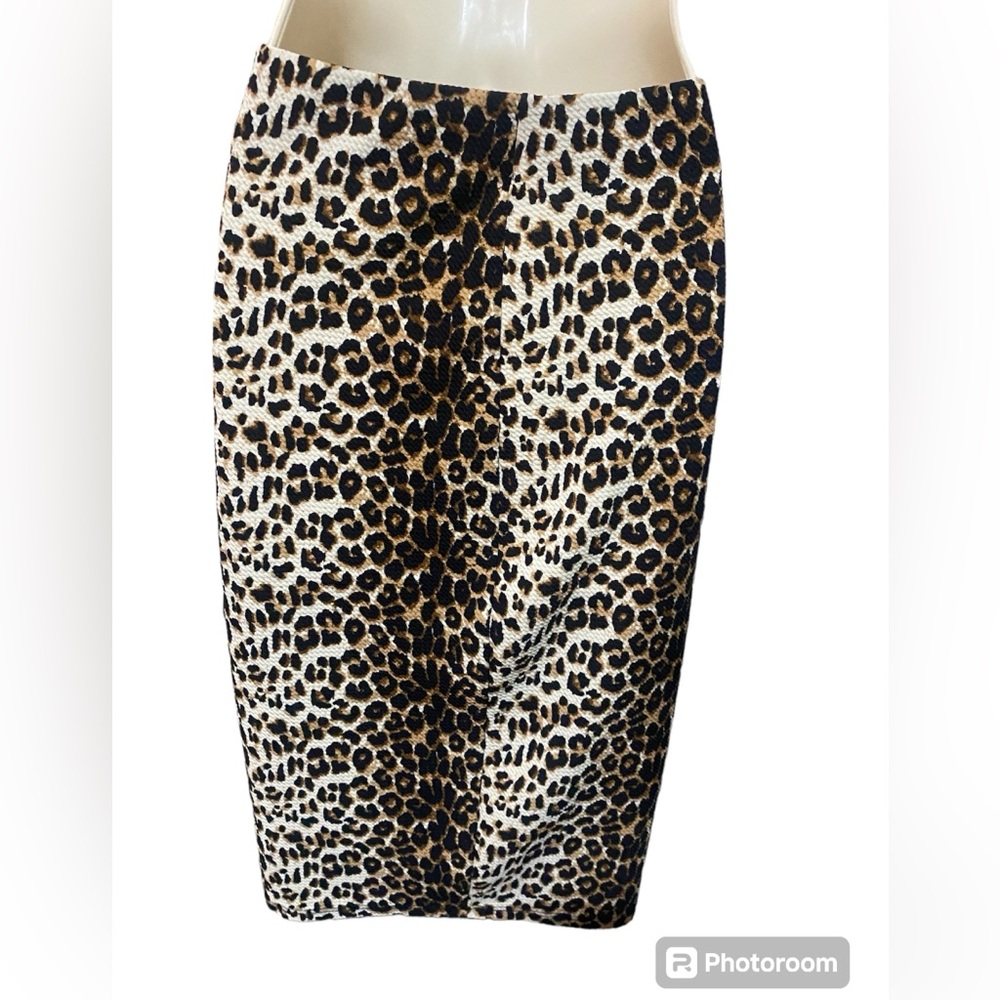 Brat Star Midi Skirt Animal Print women size S